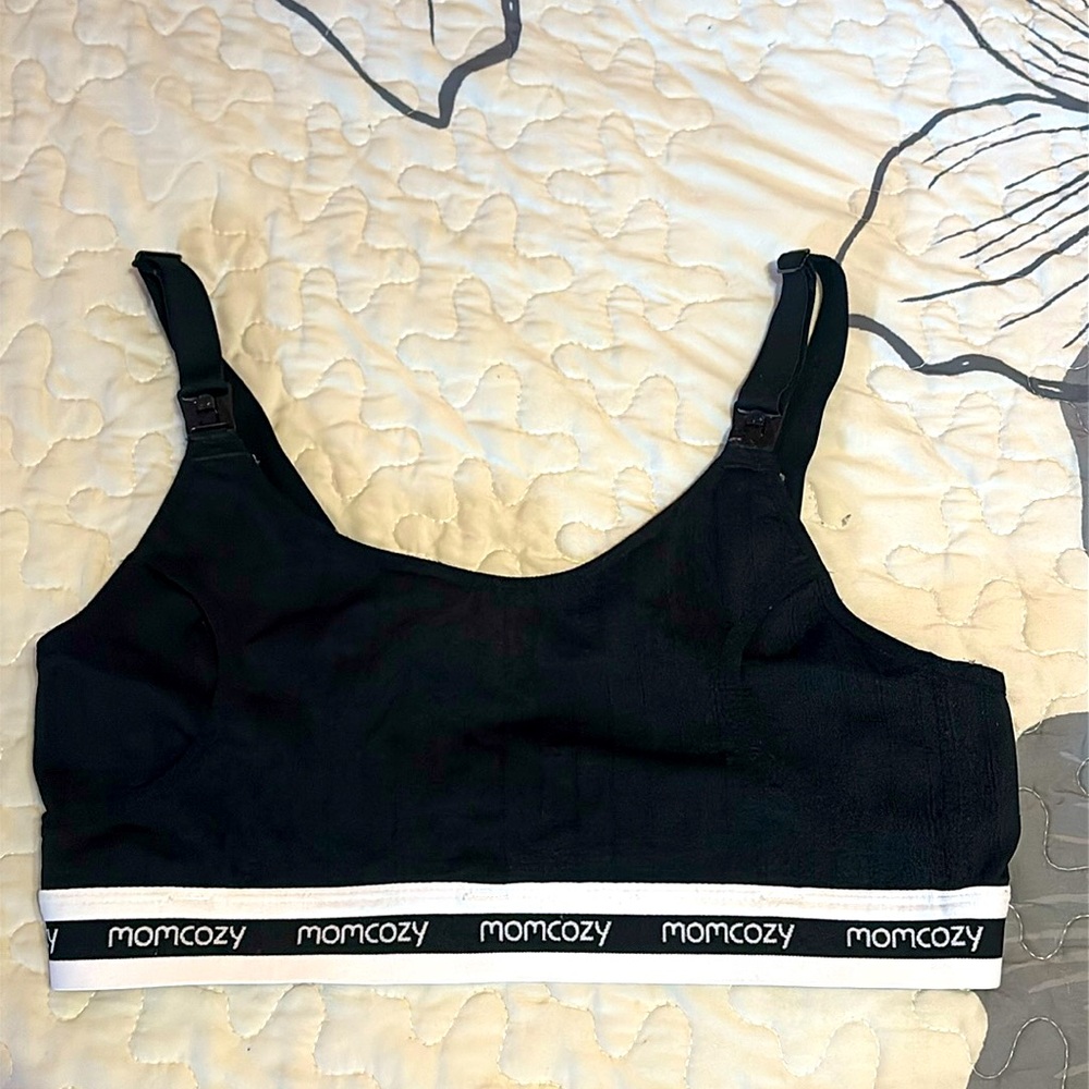 • Momcozy Seamless Pumping Bra Hands Free